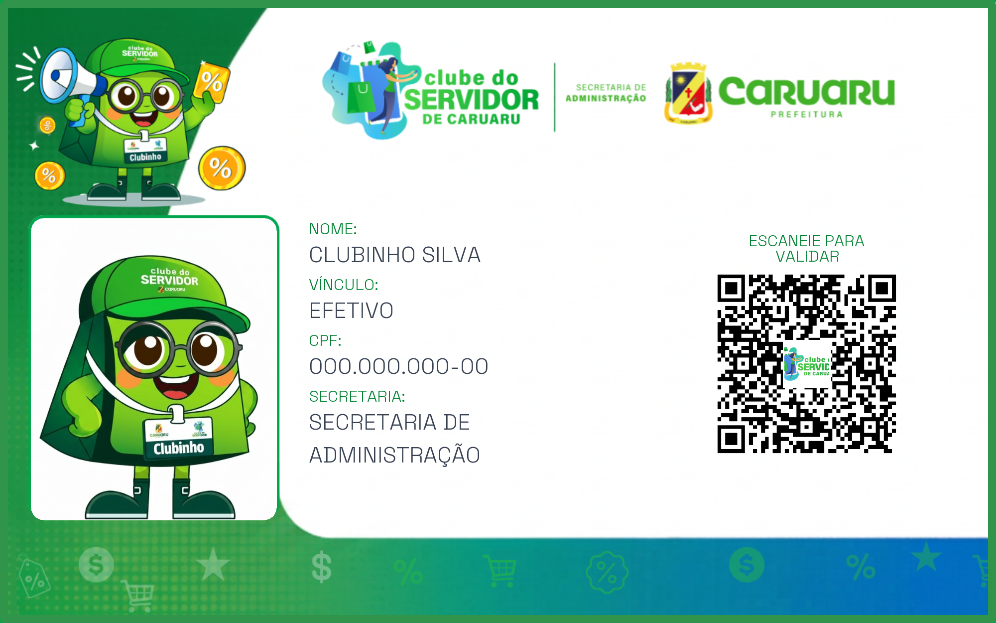 Carteirinha Digital do Servidor